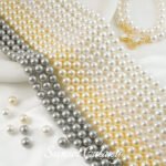 [10mm] imitation Shijia pearl straight hole beaded pearl handmade DIY bracelet necklace earrings jewelry materials
