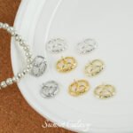 Alkaline water knot horn bag pendant autumn and winter simple versatile handmade DIY bracelet necklace earrings beaded material accessories - Image 3