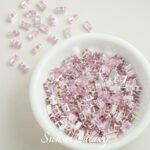 Rectangular zircon anti-clip claw drill handmade diy material beaded bracelet jewelry accessories 18k gold-plated rhinestone beads - Image 6