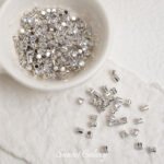 30 pieces of zircon silver plated claw diamond round color retaining diy handmade beaded material bracelet necklace loose beads jewelry accessories - Image 6
