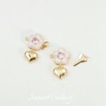 Color preserving 18K gold sweet oil drop flower insert buckle connection buckle diy bracelet necklace accessories material beaded accessories - Image 6