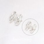 18K gold color gold-plated U-shaped spring buckle bracelet necklace closing connection buckle diy beaded material jewelry accessories - Image 10