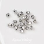 18K electroplated real gold flowerpot cut-off laser beads loose beads handmade diy beaded bracelet necklace jewelry accessories - Image 10