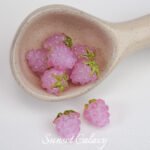 raspberry light work glass beads irregular beads handmade diy material bracelet beaded necklace pendant jewelry accessories - Image 8