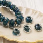Lantern Glazed Water Ripple Glass Beads Handmade Fired Handmade DIY Material Bracelet Necklace Ear Jewelry Accessories - Image 9