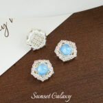 Copper Plated Color Preservation Super Fairy silver Aquamarines Beaded Handmade Beaded DIY Material Bracelet Necklace Accessories - Image 10