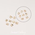 Color-preserving 18K Gold Plated Real Gold Side BucKle Finishing BucKle Accessories diy Bracelet NecKlace Jewelry Handmade Bead Material - Image 8