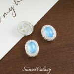 Copper Plated Color Preservation Super Fairy silver Aquamarines Beaded Handmade Beaded DIY Material Bracelet Necklace Accessories - Image 6