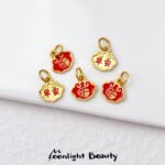 New Year Gold Salad Lucky Small Gold Pendant Pendant Handmade DIY Beaded Bracelet Necklace Accessories - Image 12