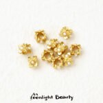 New Year's Sand Gold Inlaid Imitation Pearl Toray Bead Spacer Layered Bead Handmade DIY Beaded Bracelet Jewelry Accessories - Image 7