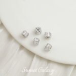 copper plated real gold color retaining zircon wheel zircon diamond beads diy handmade bracelet necklace beaded material beads accessories - Image 5