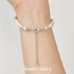 18k lobster clasp extended chain gold plated bag color zircon tail chain handmade diy material bracelet hidden coil jewelry accessories - Image 2