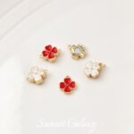 Electroplated Real Gold Four-leaf Clover Finishing Suction Buckle Magnet Buckle Head Handmade diy Beaded Bracelet Necklace Jewelry Accessories - Image 6