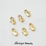 18k gold color retaining finishing spring fishtail lobster clasp head handmade diy beaded bracelet necklace jewelry accessories - Image 10