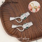 Lucky Snakehead Zodiac Snake Tail Buckle Pearl Buckle Gold ingot Buckle Handmade DIY Bracelet Necklace Accessories Material - Image 11