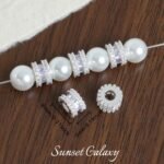 18K Gold-Plated Color-Preserving Micro-Paved Zircon Wheel Beads Spacer Beads Handmade DIY Beaded Bracelet Necklace Jewelry Accessories Material - Image 16