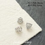 18K Gold-Plated High Color Retention Stereo Cut Out Lace Horn Opening Bead Handmade DIY Beaded Necklace Jewelry Material - Image 7