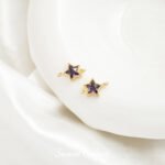 Multicolor Zirconium Diamond Stars Double Hanging Copper Plated Real Gold Beads DIY Handmade Beaded Bracelet Necklace Jewelry Material Accessories - Image 7