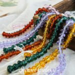 Water Ripple Lampwork Glass Small High-Transparency Beads Handmade DIY Beaded Bracelet Necklace Jewelry Accessories Material - Image 5