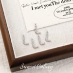 Twist plating real gold 26 English letter pendant handmade diy string bracelet earrings necklace accessories - Image 43