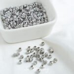 Color-preserving 18k gold cross-section flower beads melon pattern beads loose beads handmade DIY beaded bracelet necklace accessories - Image 6