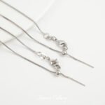 Bracelet plain chain copper plated real gold color preserving handmade DIY bracelet necklace beaded loose beads jewelry accessories material - Image 7