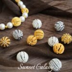 18K Rich Woman Watermelon Ball Cut Out Micro-Paved Zircon Spacer Beads Handmade Beading DIY Material Bracelet Necklace Jewelry Accessories - Image 2