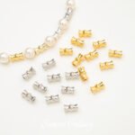 18K Gold Color-preserving Bamboo Tube Beads Spacer Beads Spacer diy Handmade Beaded Jewelry Bracelet NecKlace Accessories Material Loose Beads - Image 4