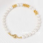 14k18k bag gold color retaining finish connection button handmade diy beaded bracelet necklace jewelry accessories - Image 2