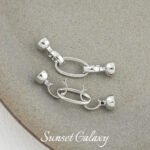 18K Simple All-match Round Bead End Connection Buckle Head Handmade DIY Beaded Material Bracelet Necklace Accessories - Image 15