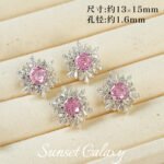 18K Color-Preserving Sparkling Snow Falling Zircon-Plated Beads Pearl Handmade DIY Beaded Bracelet Jewelry Accessories Material - Image 23