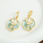 Oil Painting Style Pendant Universal Buckle Drop Oil Painting Pendant Handmade Beaded DIY Material Bracelet Necklace Accessories - Image 21