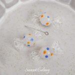 Lantern Glazed Japanese Candy Beads Handmade Firing DIY Handmade Beaded Beaded Bracelet Necklace Material Accessories - Image 3