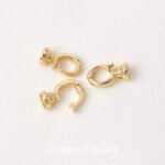 Color-preserving 18K Gold Inlaid with Zirconium Universal Connecting BucKle Finishing BucKle diy Bracelet NecKlace Beading Material Bracelet Jewelry Accessories - Image 8