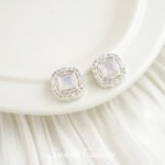 18k gold-plated diamond stone hollow square beads handmade diy material beaded bracelet necklace accessories - Image 10