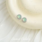 18k bag gold aquamaric beads with beads loose beads bracelet necklace earrings jewelry diy handmade beaded accessories material - Image 13