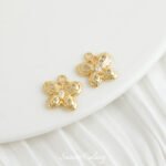 Butterfly Zirconium Pendant Copper Plated Gold Beads Handmade DIY Bracelet Necklace Beaded Beads Earrings Material Accessories - Image 6