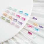 [trapezoid] 18k gold plated cat's eye zircon claw drill handmade diy bracelet necklace beaded clothing material accessories - Image 4