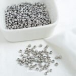 Color-preserving 18k gold cross-section flower beads melon pattern beads loose beads handmade DIY beaded bracelet necklace accessories - Image 13