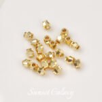 18K Electroplated Real Gold Long Tube Triangle Square Cut Angle Straight Tube Bead Handmade DIY Bracelet Necklace Accessories - Image 13