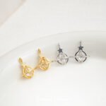 Butterfly Planet Copper Plated Real Gold Pendant Beads Handmade DIY Bracelet Necklace Earrings Beaded Material Accessories - Image 4