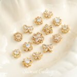 Strong Color Retention 18K Gold-Plated Zirconium Precision Porous Spacer Beads Handmade DIY Bracelet Necklace Jewelry Accessories Material - Image 2