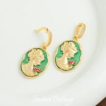 Oil Painting Style Pendant Universal Buckle Drop Oil Painting Pendant Handmade Beaded DIY Material Bracelet Necklace Accessories - Image 7