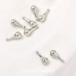 18k package gold color plating real gold gourd water drop pendant pendant handmade diy string bracelet necklace accessories - Image 6