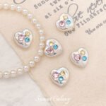 Baroque zircon star butterfly love loose beads accessories pearl beads handmade DIY bracelet necklace accessories - Image 12