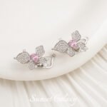 18K Buckle Head Gold Plated Zircon Diamond Butterfly Coil Connection Buckle Handmade DIY Material Beaded Bracelet Jewelry Accessories - Image 7