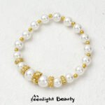 New Year's Sand Gold Zircon Diamond Pearl Spacer Beaded Beaded Handmade DIY Beaded Bracelet Necklace Accessories - Image 2