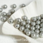 [10mm] imitation Shijia pearl straight hole beaded pearl handmade DIY bracelet necklace earrings jewelry materials - Image 2