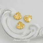 18k Real Gold Plated Zircon Shell Conch Pendant Handmade DIY Beaded Material Bracelet Necklace Earrings Accessories - Image 6