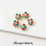 Ancient Sha Gold Ruyi Ping An Joy Four-leaf Clover Beaded Pieces of Loat Beads Handmade DIY Beaded Bracelet Jewelry Accessories - Image 6